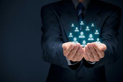 Icons representing group of people Icons representing group of people