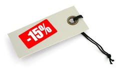 price tag with words that say 15% off price tag with words that say 15% off