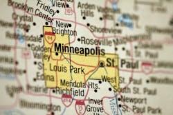 Map of Minneapolis metro area Map of Minneapolis metro area