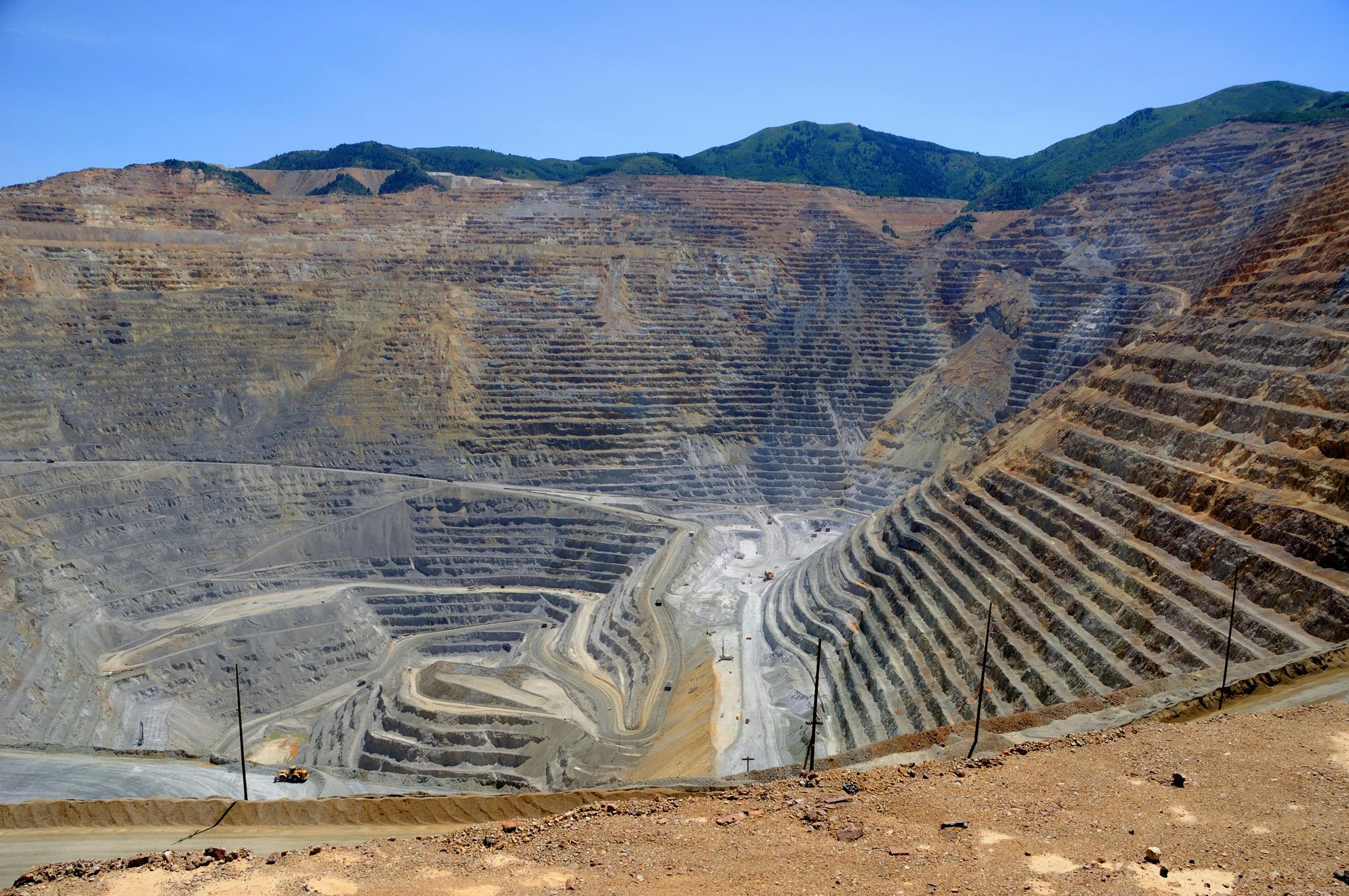 A copper mine near Salt Lake City.