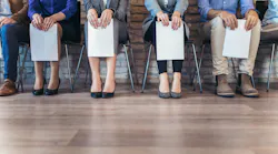 Candidates waiting for a job interview Candidates waiting for a job interview