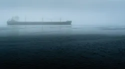 ship in fog