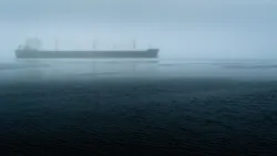 ship in fog