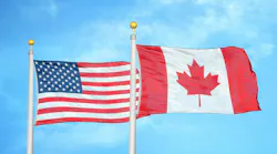 US Canada flags