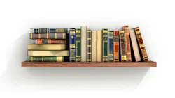 bookshelf filled with books