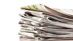 Stack of newspapers