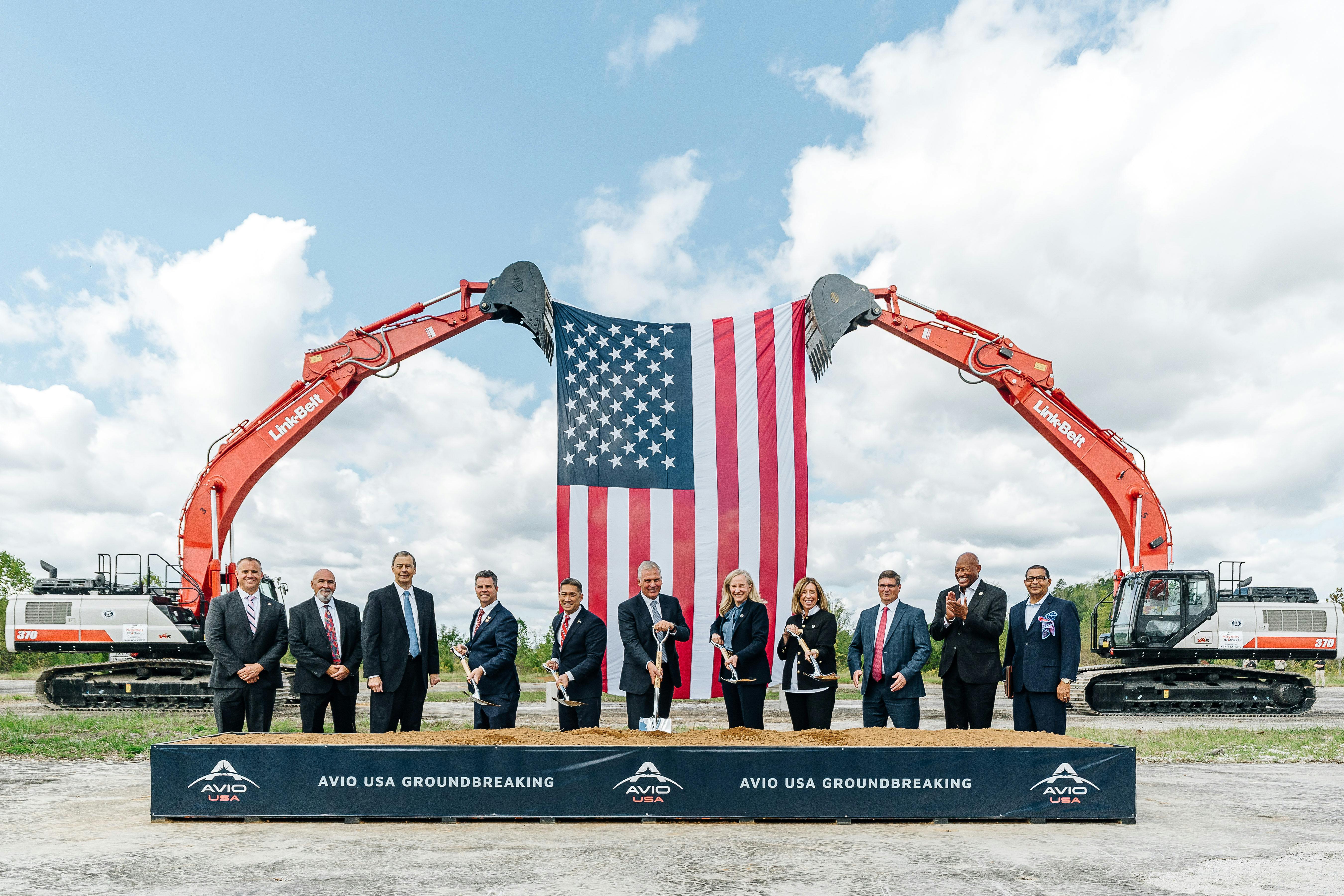 Avio USA breaks ground in Hurt, Virginia.